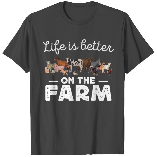 Farm Lover Animal Farming Agriculture Life T Shirts
