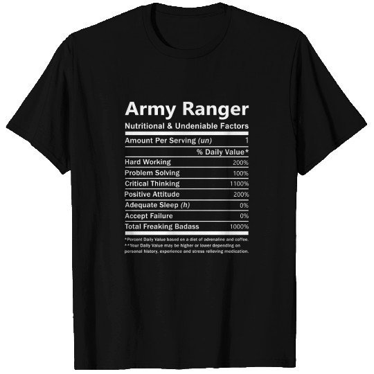 Army Ranger T Shirts - Nutritional And Undeniable F