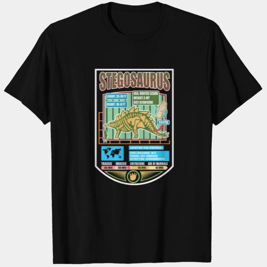 Stegosaurus Facts Dino Creatures Anatomy T Shirts