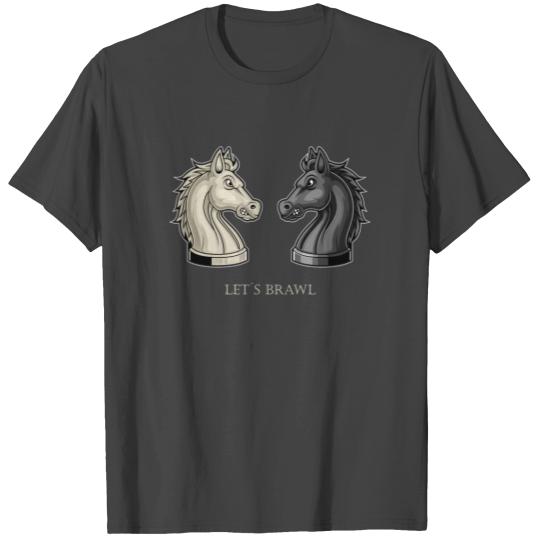 Chess Club Game Horse chess piece men + women T Shirts