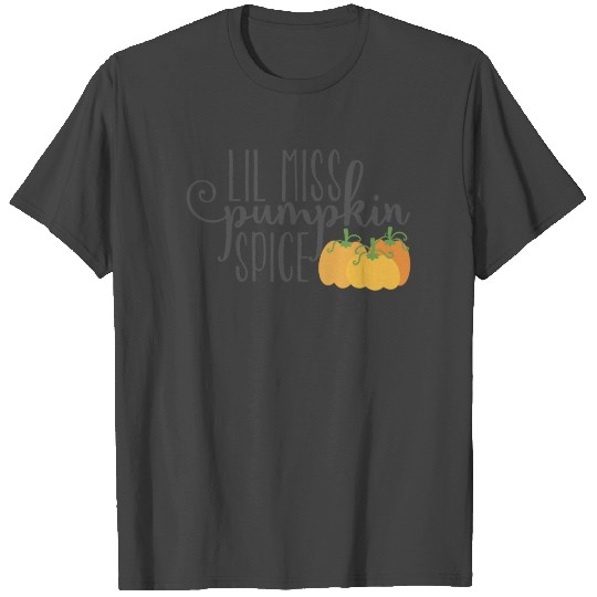 Lil Miss Pumpkin Spice Happy Scary Halloween T Shirts