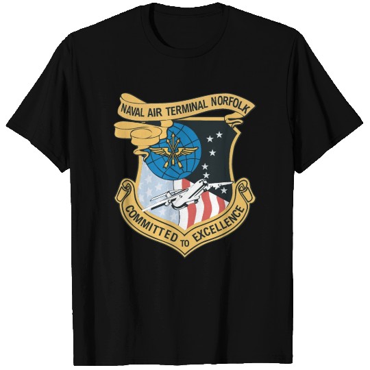 Navy Naval Air Terminal Norfolk wo Txt X 300 T Shirts