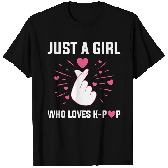 Just A Girl Who Loves k-pop, korean pop music T Shirts