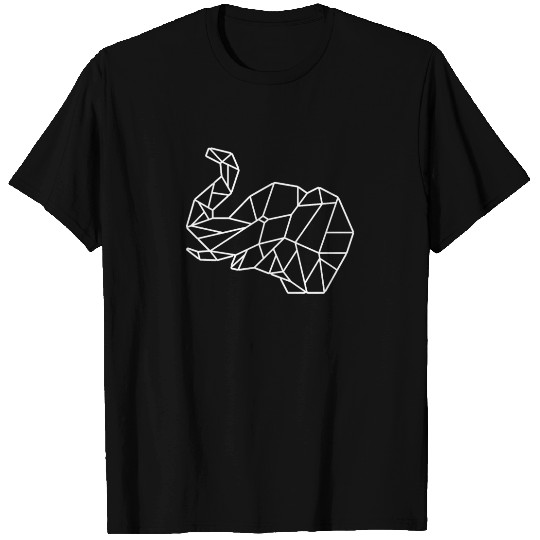 elephant low poly T Shirts