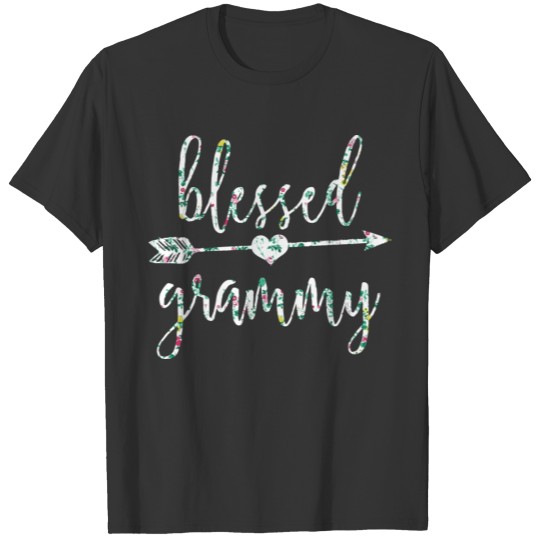 Flowers Cute Tropical Blessed Grammy T Shirts
