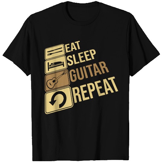 Guitarist Eat Sleep Repeat T Shirts