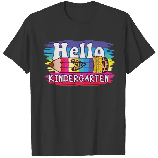 Hello pencil kindergarten back to school T Shirts