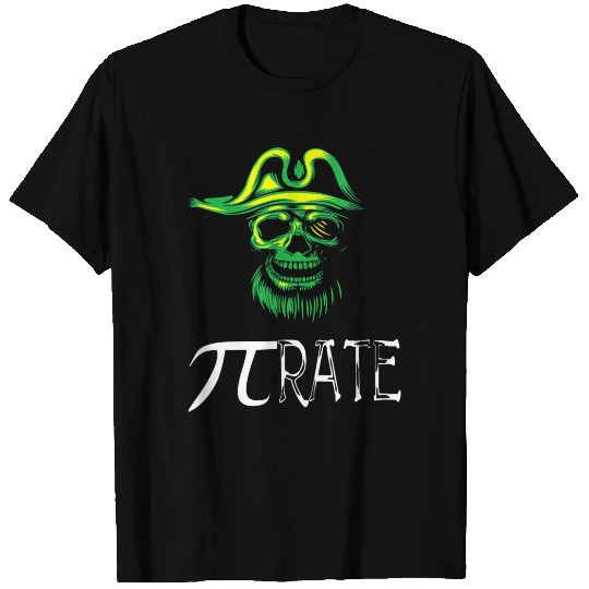 Pi Day 3 14 PIrate Pi Rate Skull Pie Math Geeks T Shirts