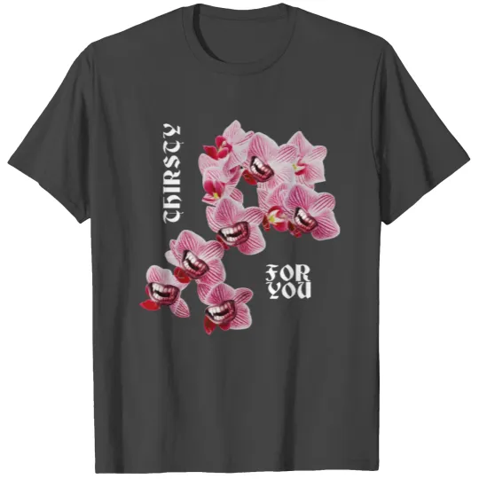 Orchid flower teeth creepy Orchid flower teeth cre T Shirts