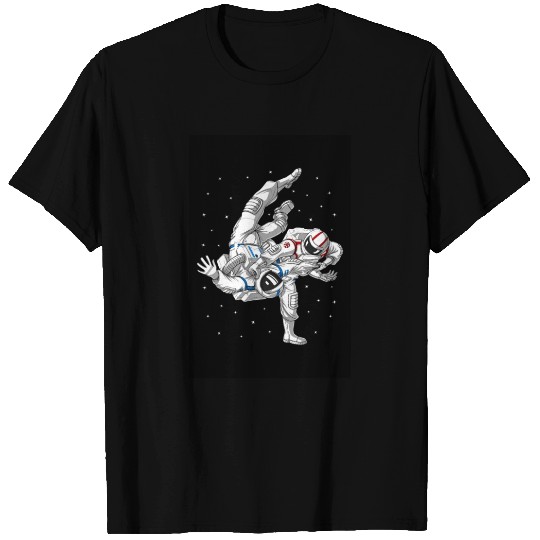 Astronauts Jiu-Jitsu Wrestling T Shirts