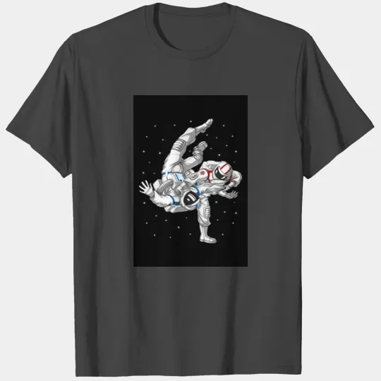 Astronauts Jiu-Jitsu Wrestling T Shirts