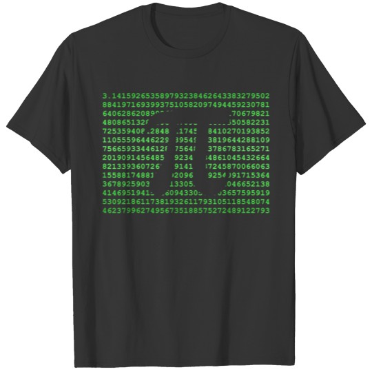 Pi Day T Shirts 3 14 Cool Funny Nerd Math Geek Green