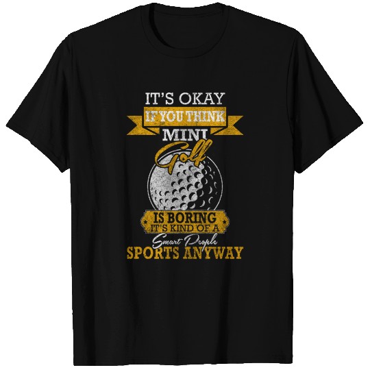 Mini Golf Course Hobbies Leisure T Shirts