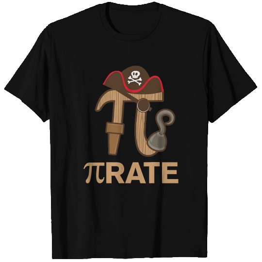 Pirate Funny Math Geek 3 14 Hat Hook Pi Day March T Shirts