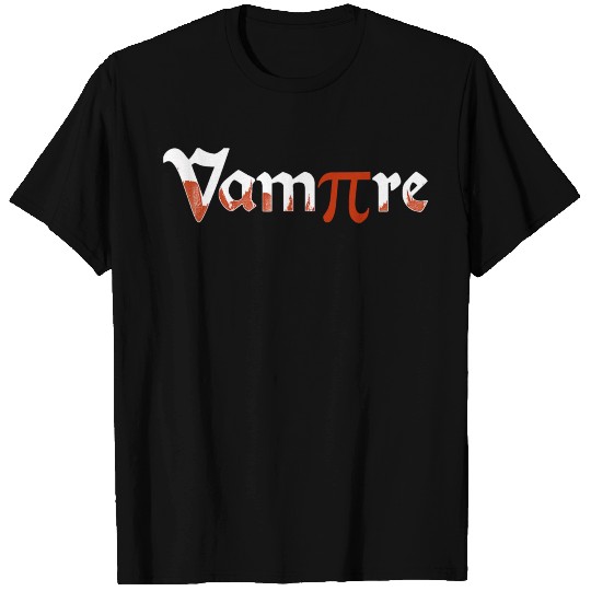 Vampire Funny Halloween PI Day Joke Costume Math T Shirts