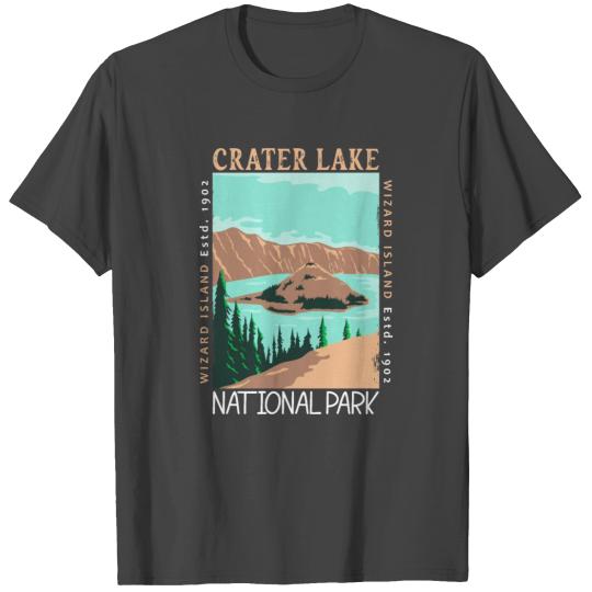 Crater Lake National Park Oregon Distressed T Shirts