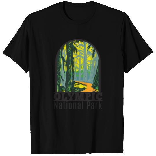 Olympic National Park Washington Hoh Rainforest T Shirts
