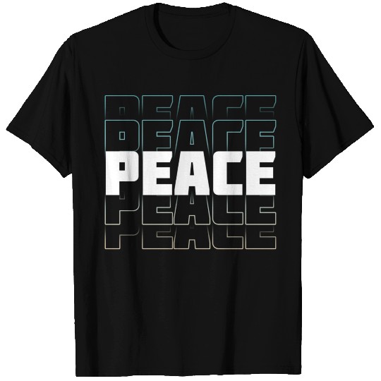 "Peace" modern design T Shirts