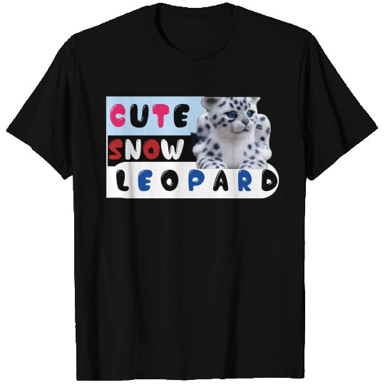Cute Snow leopard |big cats T Shirts