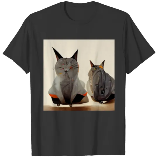 Cats as backpacks T Shirts