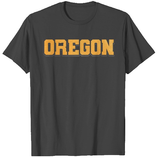 Retro American Flag Oregon State Mountain T Shirts