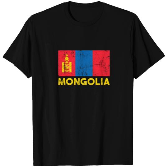 Mongolia, Mongolian flag mongolia T Shirts