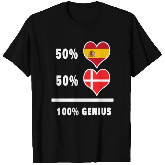 Denmark and Spain Genius / gift T Shirts
