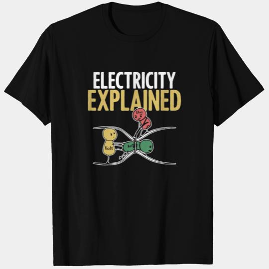 Electricity Explained Lineman for Electrical Engin T Shirts