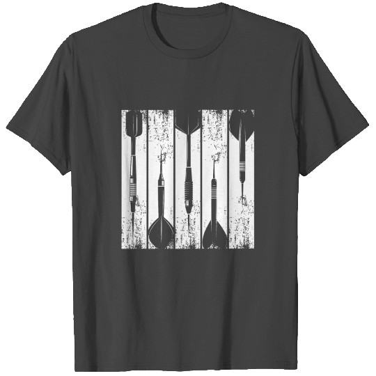 Retro Darts Arrows Dart Team Vintage Darts T Shirts