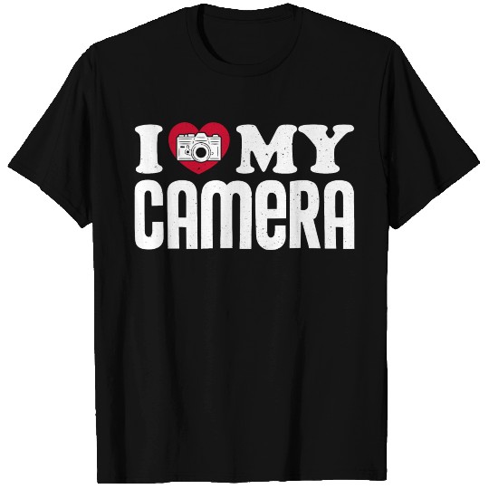 Photography Camera Lens I Love My T Shirts
