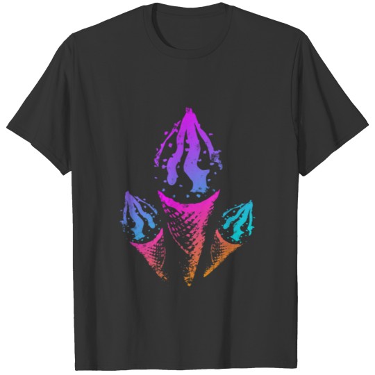 Ice Сream - Street Abstract Version 1 T Shirts