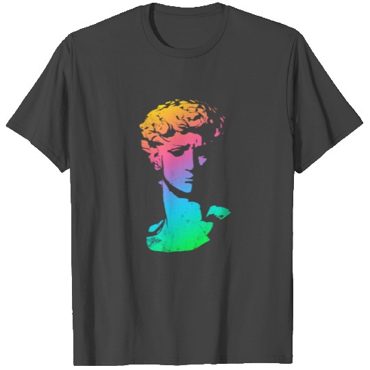 Greek Abstract Face - MultiColor T Shirts