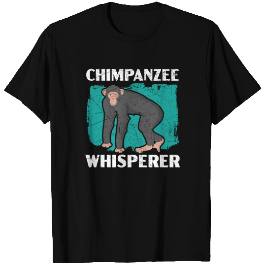 Chimpanzee Whisperer Monkey Animal Zookeeper T Shirts