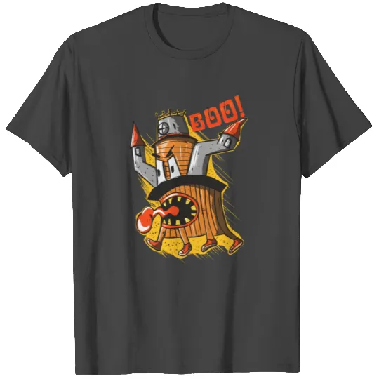 Boo! Running haunted house monster. T Shirts