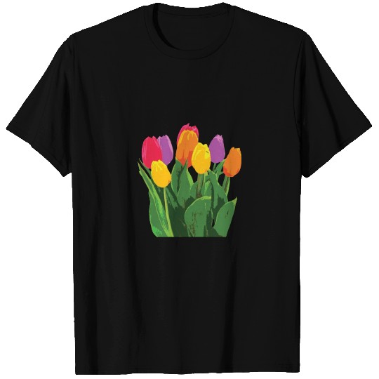 Tulip Garden Gardening T Shirts