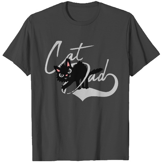 Cat dad cool design T Shirts