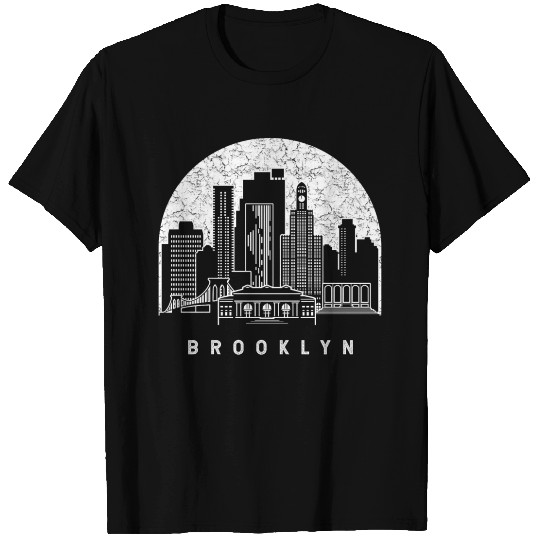 Brooklyn New York Skyline T Shirts