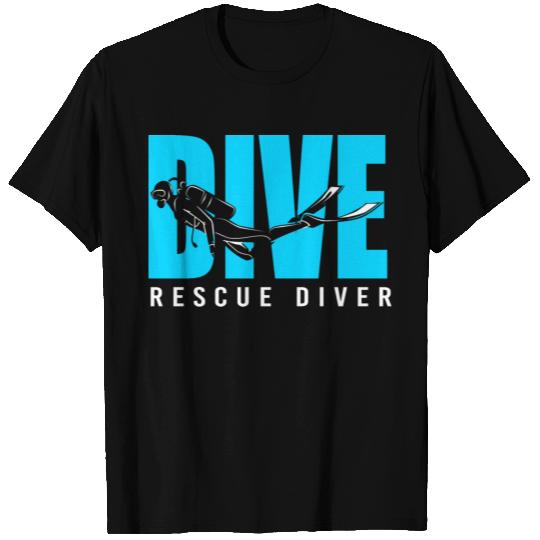 Scuba Diving Dive Rescue Diver T Shirts
