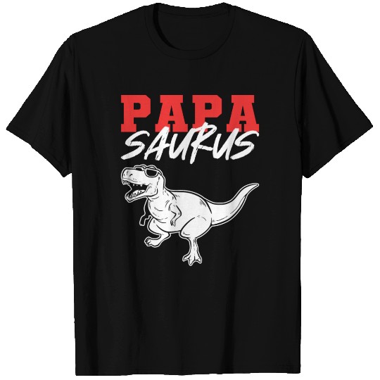 Papasaurus Loving Dad Gift T Shirts