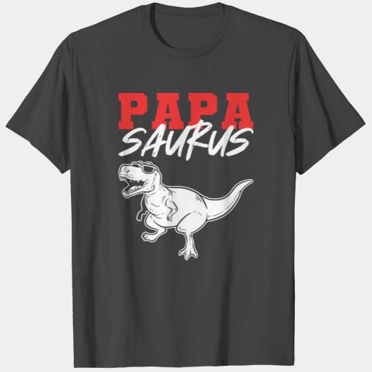 Papasaurus Loving Dad Gift T Shirts