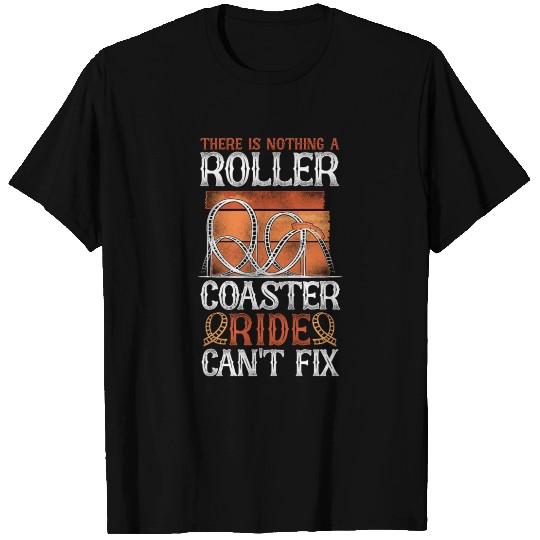 Roller Coaster Vintage Retro There T Shirts