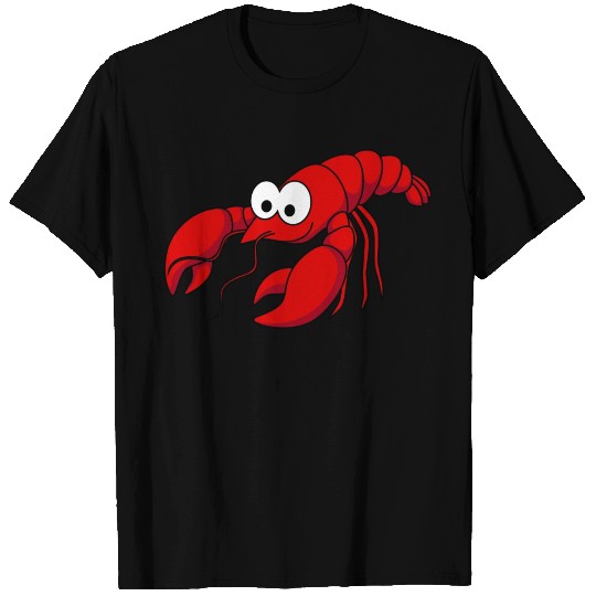 Lobster cartoon animal T Shirts