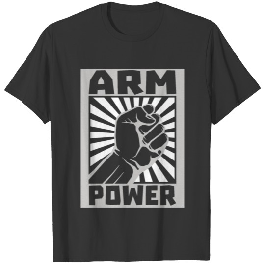 Arm Power Vintage Arm Wrestling T Shirts