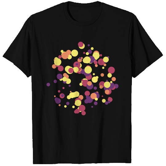 abstract circles pattern T Shirts