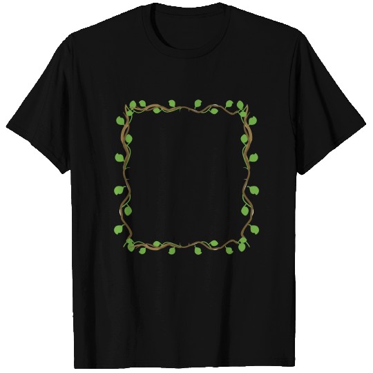 Leaves square shape icon quadrilateral T Shirts