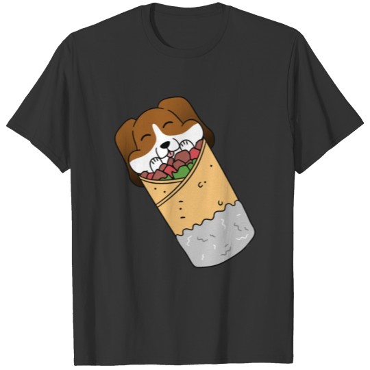 Basset Hound Mexican Burrito T Shirts