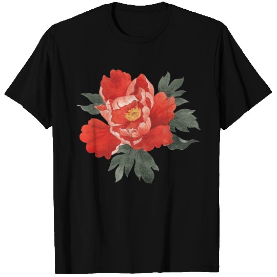 red peony T Shirts