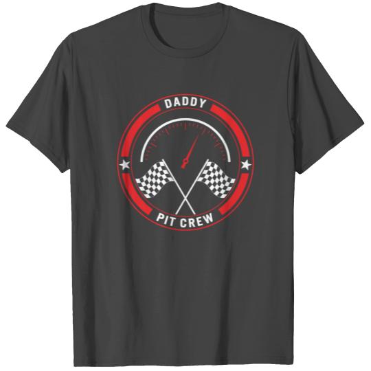 Daddy Pit Crew T Shirts, Father's Day Gift Race Day