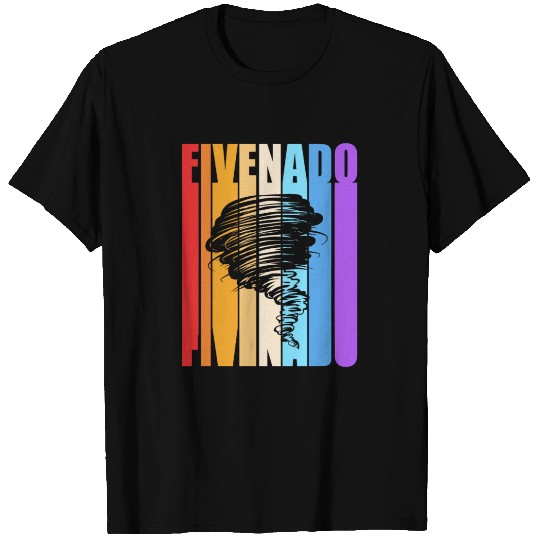 5 Years Old Birthday Party Theme Tornado Fivenado T Shirts