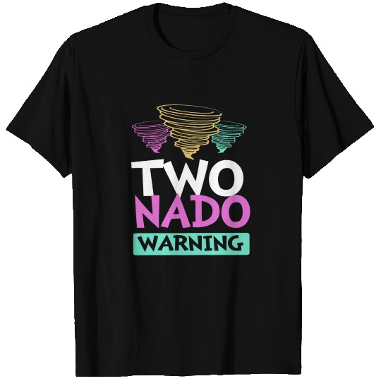 Twonado Warning 2 Years Old Birthday Tornado T Shirts